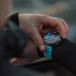 Suunto 22mm Dive 1 Silicone Strap Aqua Blue S+M