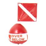 ProBlue Diver Below Inflatable Float and Flag