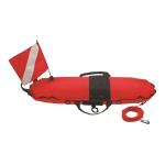 Innovative Scuba Concepts Torpedo Buoy, Orange, with Line