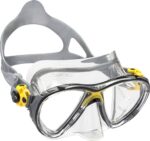 Cressi Big Eyes Evolution Crystal Mask, Black/Yellow