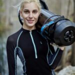 J2 WOMENS L/S TOP BLACK GREY S