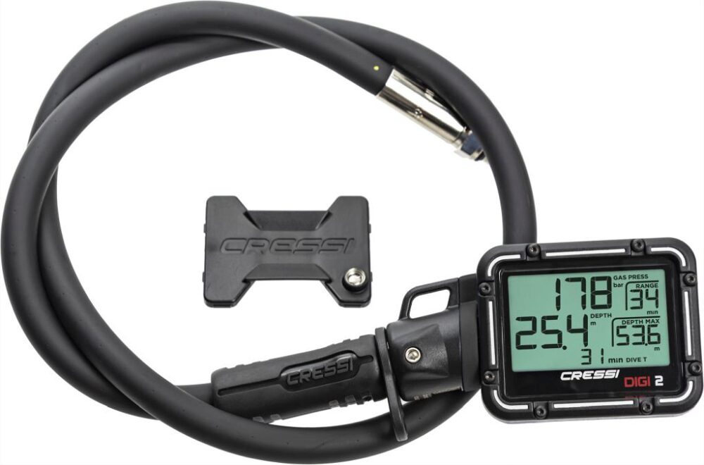 Cressi Digi2 Digital Pressure and Depth Gauge