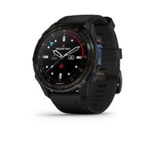 GARMIN MK3i 51mm CARBON GRAY DLC TITANIUM W BLACK SILICONE BAND
