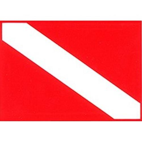Sticker Dive Flag Sticker 5 1/2 x 7