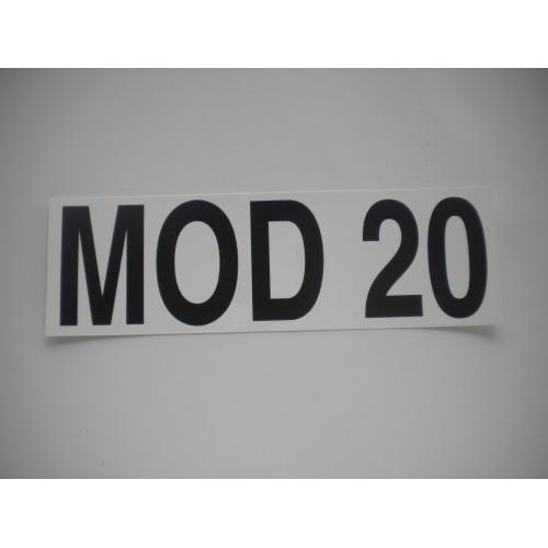 Sticker MOD STICKER 2 1/2" X 8"