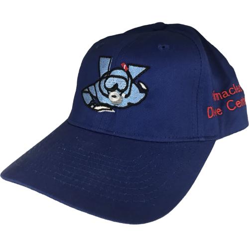 Embroidered logo cap blue