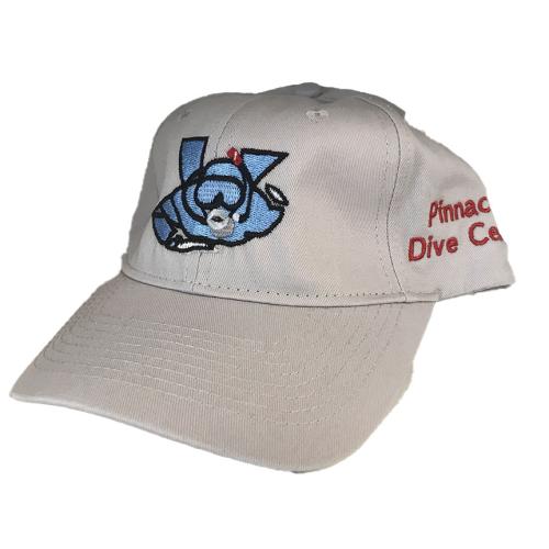 Embroidered logo cap gray