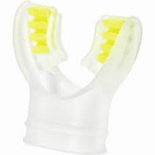 MOUTHPIECE SILICONE CLEAR BODY MOLDED TAB