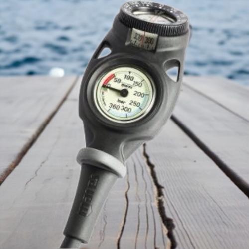 Compass & Analog SPG Pressure Guage console optimally angles Display Open Box