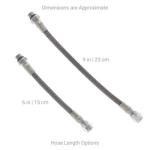 HOSE S/S  9" -HP SPG Stainless Streel High Pressure Hose