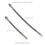 HOSE S/S - 6" HP SPG Stainless Streel High Pressure Hose