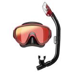 KIT: ADULT M/S COMBO (UM16/UN0301), BLACK/METALLIC DARK RED (ECO PKG)