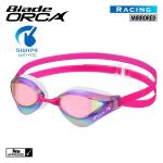 CA SWIPE BLADE ORCA MIRRORED GOGGLE, CLEAR/DARK PINK