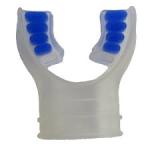 SILICONE MOLDED TAB MOUTHPIECE CLEAR BODY