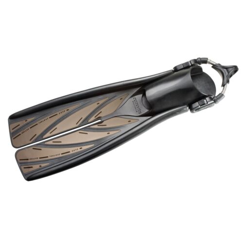 Open Heel Fin, Medium, Smoke