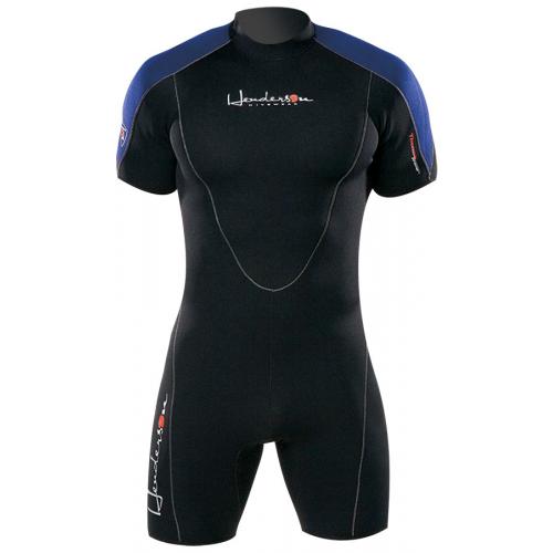 3MM Thermoprene Mens Back Zip Shorty