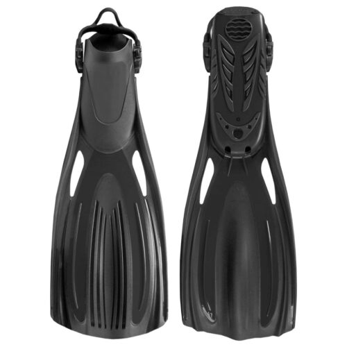 Cortez II Fins - LARGE Black