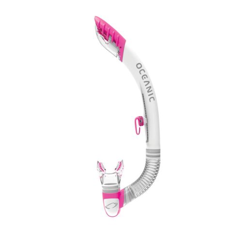 ULTRA DRY 2 SNORKEL, WHITE/PINK
