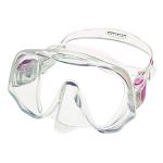 Frameless Mask, Medium Clear/Fuchsia Frameless Mask, Medium Clear/Fuchsia