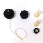 #11925 Pee Valve Set  (High Profile), Black