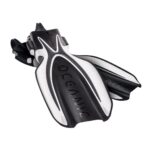 MANTA RAY FIN, WHITE/BLACK, SM
