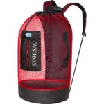 Panama Mesh Backpack, Red