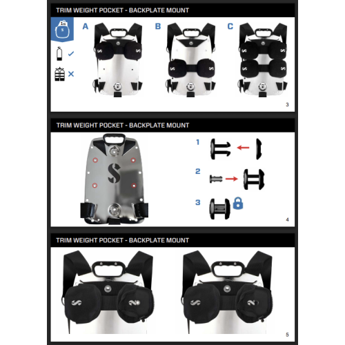 S-TEK Trim Weight Kit, BP
