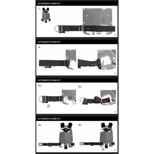 S-Tek Extender D-Ring Kit