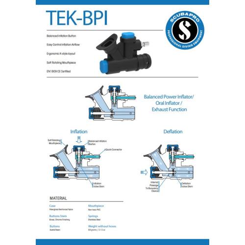 S-TEK Balanced Power Inflator