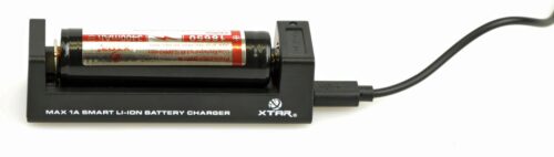 XTAR Mini Charger for 18650 Battery (Connects to any USB wall cha