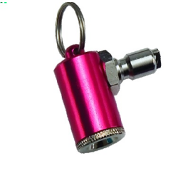 Tech Tire Inflator with Low Pressure Adapter - Blue