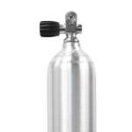 Aluminum 6 Dry Suit Bottle w/DIN Yoke Valve