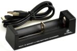 XTAR Mini Charger for 18650 Battery (Connects to any USB wall cha