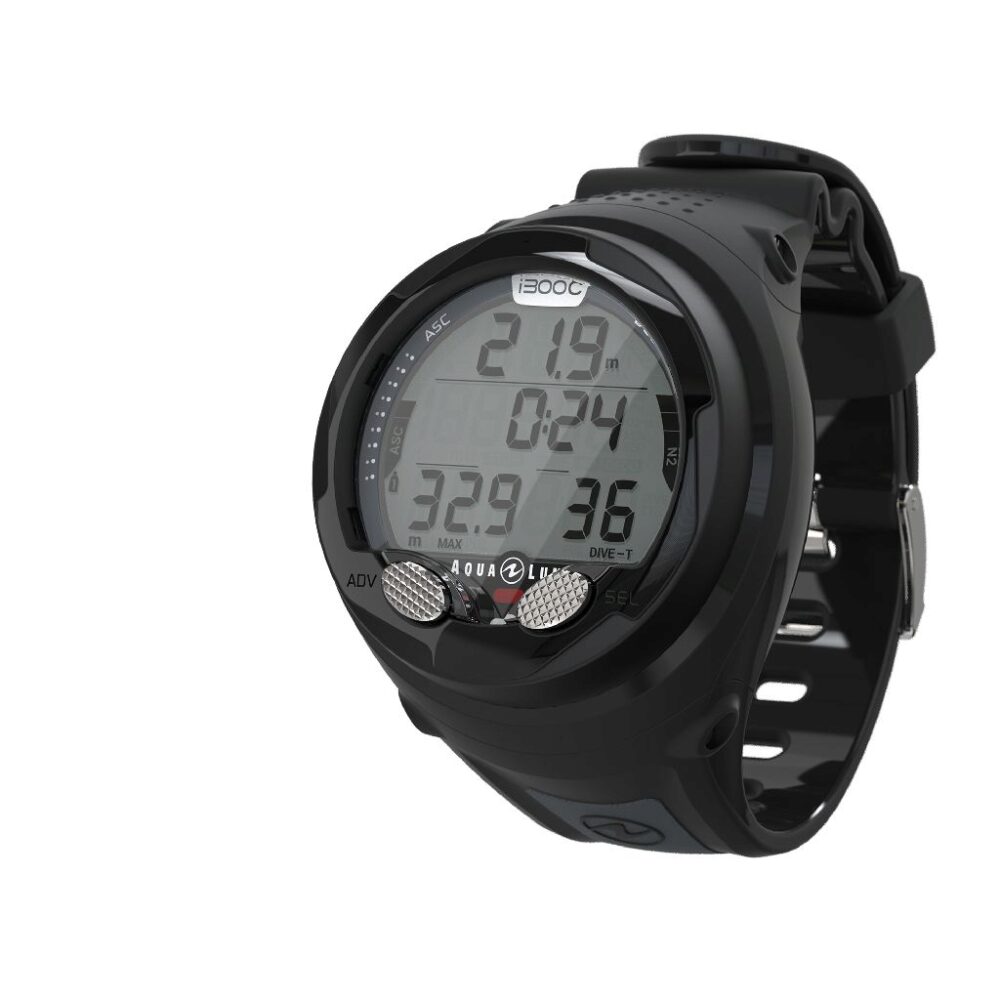 Aqualung i300C Wrist Computer Black & Grey Bluetooth Enabled Aqualung i300C Wrist Computer Black & Grey Bluetooth Enabled