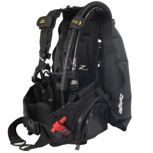Zeagle Fury QLR, w/inflator, hose and RE valve, XS-L