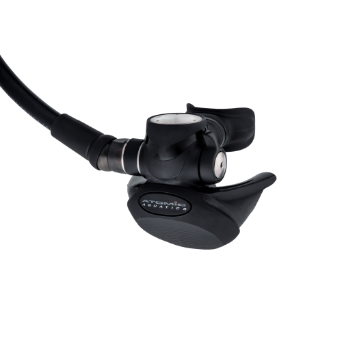 Atomic Aquatics TFX Natural Breathing Regulator - Yoke Sealed Black Atomic Aquatics TFX Natural Breathing Regulator - Yoke Sealed Black