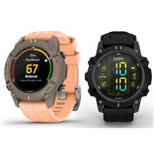 Garmin Descent G2, Black with Black Band - Premium Dive Computer & Smartwatch