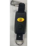 LOCKING RETR W/STAINLESS STEEL CARABINER & SPLIT RING - 41