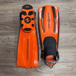 Stratos ADJ Fins - Orange - XL - Open Box - Display Model