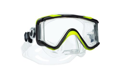 Crystal VU Plus w/Purge - Black/Yellow/Gray - Clear Skirt