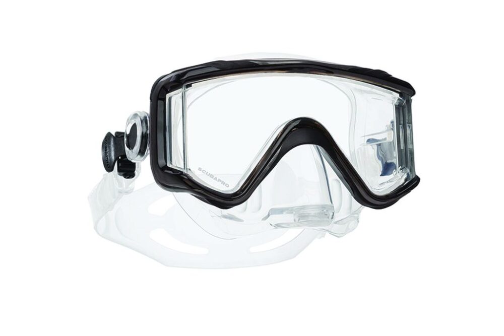 Crystal VU Plus w/Purge - Black/Gray - Clear Skirt