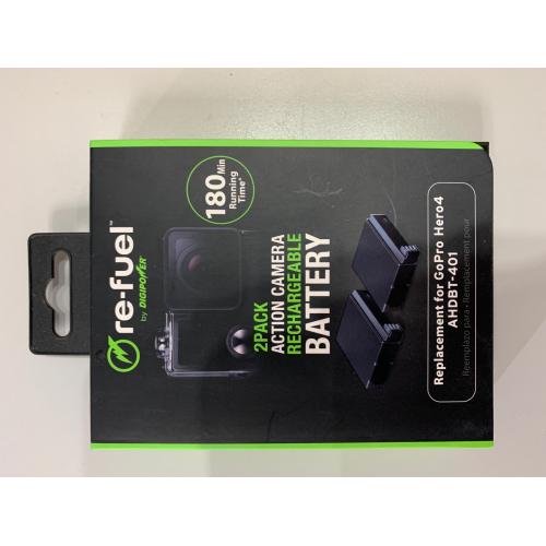 Re-Fuel Battery for Hero 4 (2 pack)