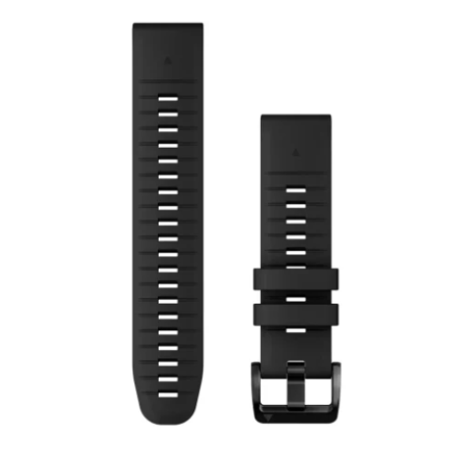 Band, 22mm Black Silicone