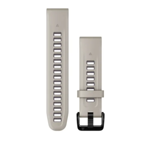 Band, QuickFit 20mm, Light Sand/Deep Orchid Silicone