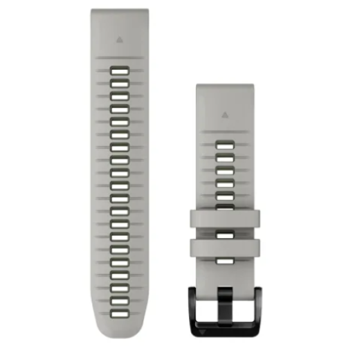Band, QuickFit 22mm, Fog Gray/Moss Silicone