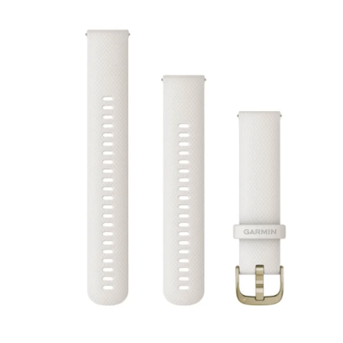 Band, Quick Release 20mm, Ivory Silicone and Hardware