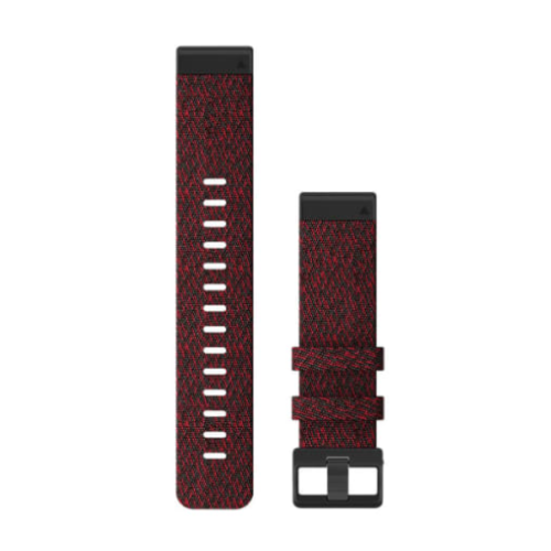 Band, QuickFit 22mm, Heathered Red Nylon