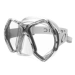 CYANEA MASK, CLEAR/TITANIUM