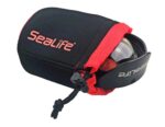 Soft Lined Neoprene Gear Pouch (Black/Red, 5 x 5 x 6.)For cameras