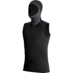 EXOWEAR Hooded Vest Unisex - Black - XS